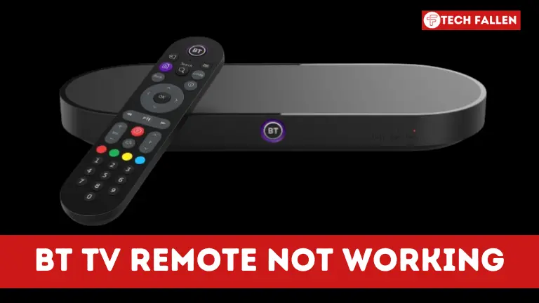 BT TV Remote Not Working